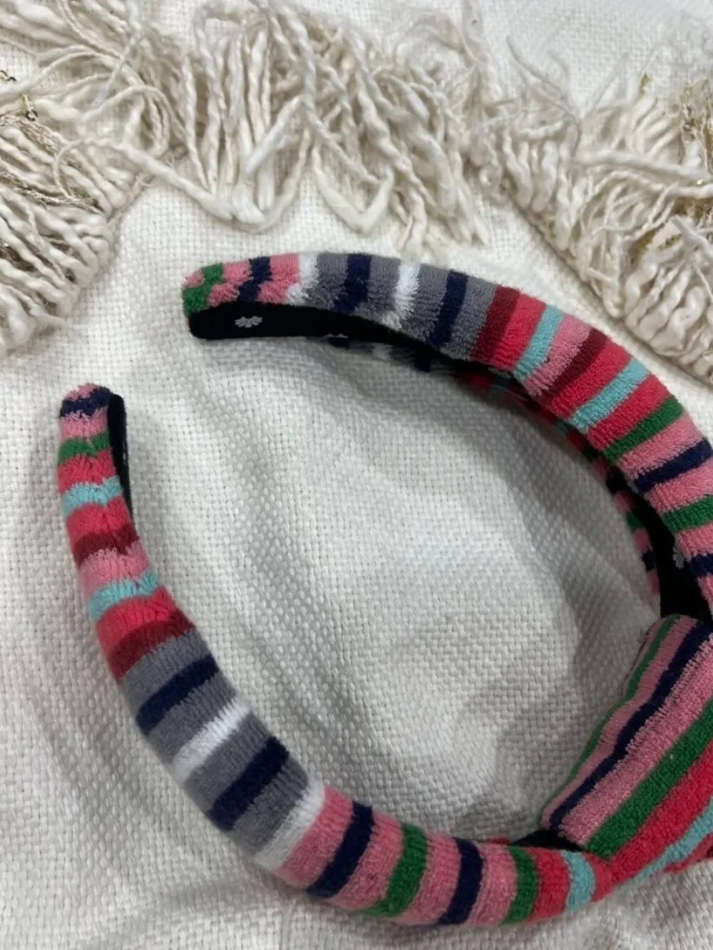 Lele Sadoughi Terry Cloth Knotted Headband